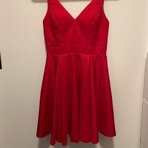Lulu’s Red Dress With Pockets